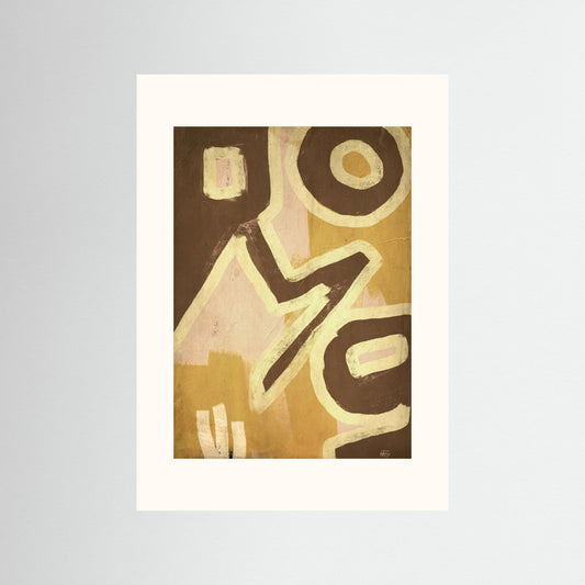 Abstract Crème vintage